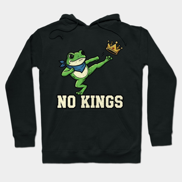 No Kings Portland Frog Protest Hoodie by ArtistTee ⭐⭐⭐⭐⭐