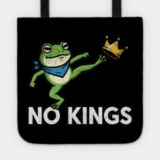 No-Kings–Funny-Frog-Protest-Portland-Activist Tote