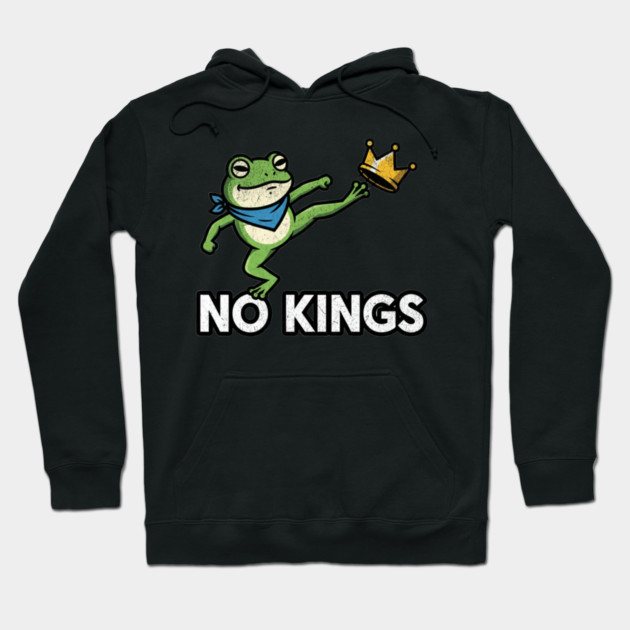 No-Kings–Funny-Frog-Protest-Portland-Activist Hoodie by ArtistTee ⭐⭐⭐⭐⭐