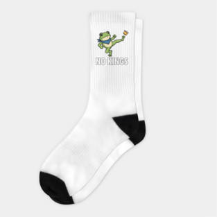 No-Kings-Portland-Frog Socks