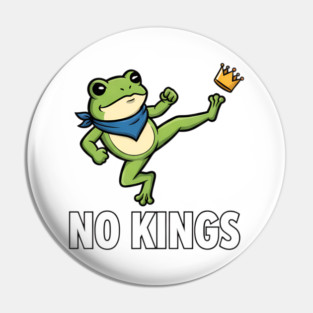 No-Kings-Portland-Frog Pin