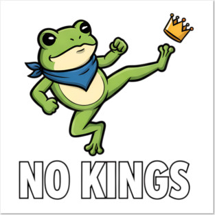 No-Kings-Portland-Frog Posters and Art