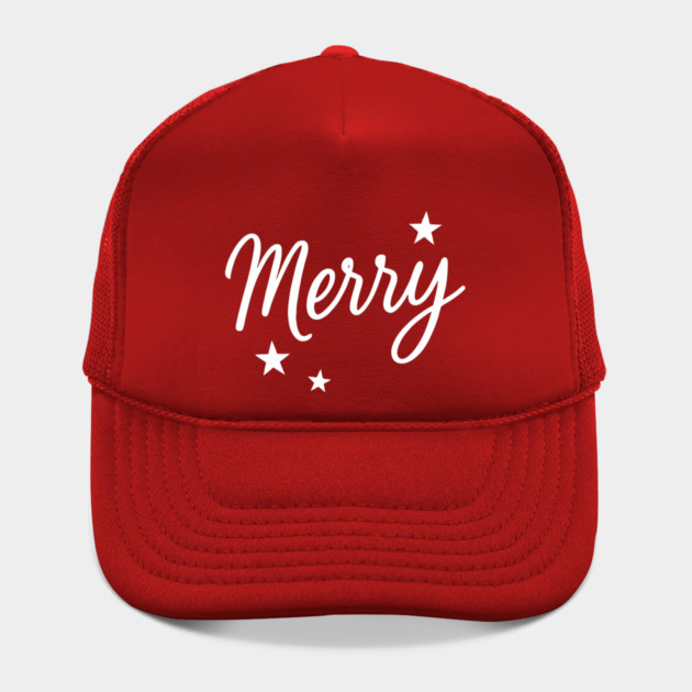 Merry – Minimal Christmas Script with Stars by DonWillisJrArt