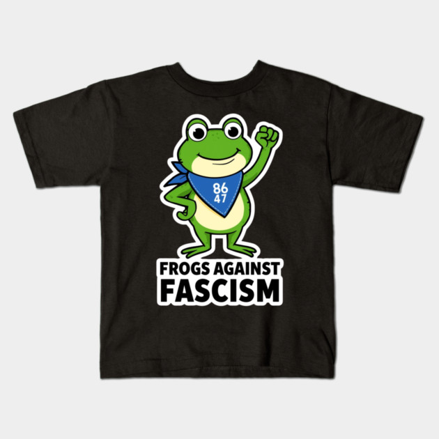 Portland-Frog Kids T-Shirt by Creatifly Graphic Tees