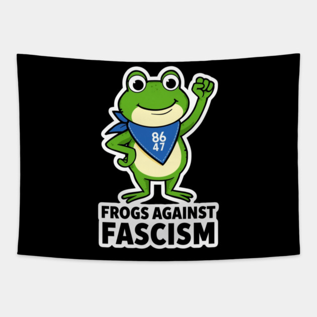 Portland-Frog Tapestry by Creatifly Graphic Tees