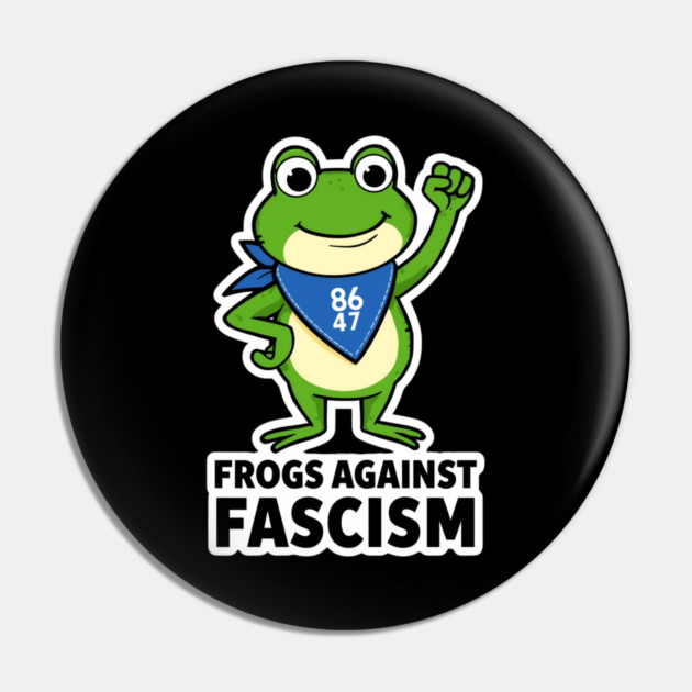 Portland-Frog Pin by Creatifly Graphic Tees