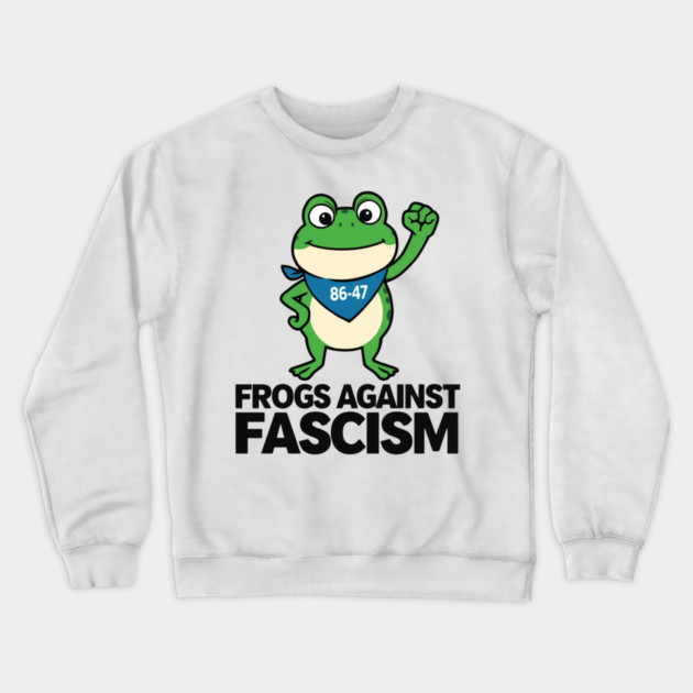 Portland-Frog Crewneck Sweatshirt by Creatifly Graphic Tees