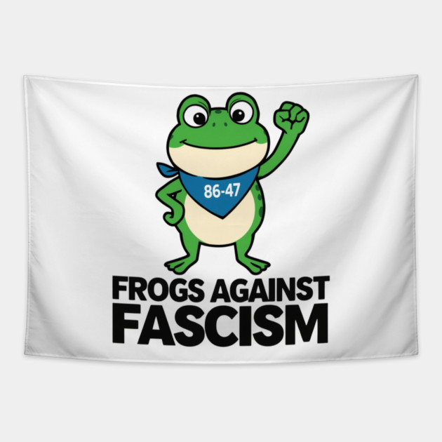 Portland-Frog Tapestry by Creatifly Graphic Tees