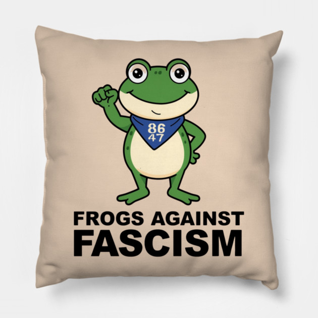 Portland-Frog Pillow by Creatifly Graphic Tees