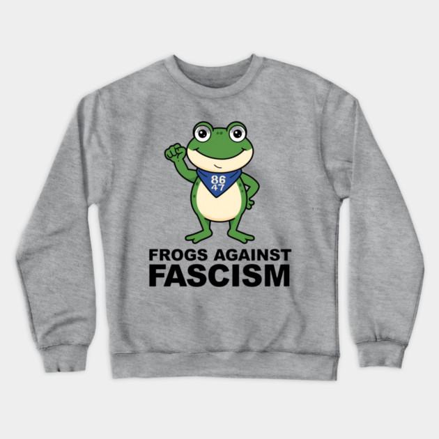 Portland-Frog Crewneck Sweatshirt by Creatifly Graphic Tees