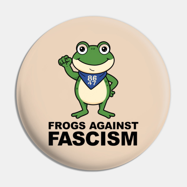 Portland-Frog Pin by Creatifly Graphic Tees