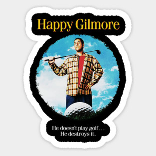 Happy Gilmore - Adam Sandler Sticker