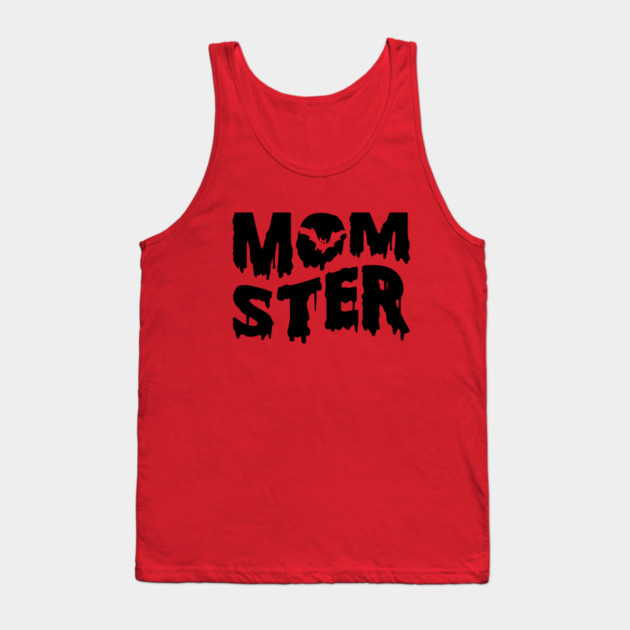 Momster Funny Halloween Mom Design Tank Top by Kathy Hawke