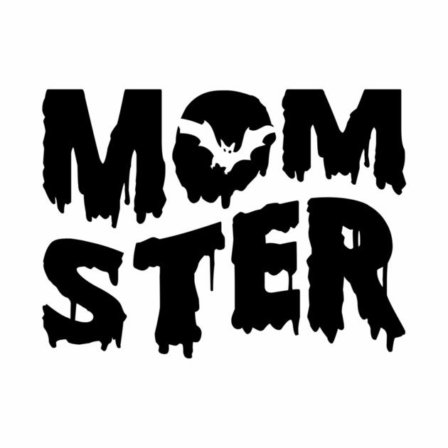 Momster Funny Halloween Mom Design by Kathy Hawke