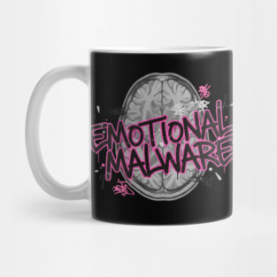 Emotional Malware – Graffiti Brain Art for the Overthinkers Mug