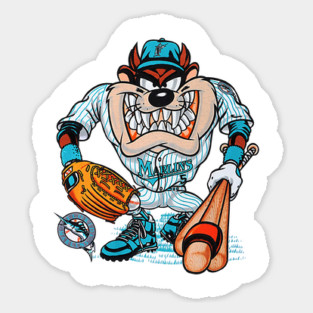 90s Baseball - Toon Look Classic Sticker