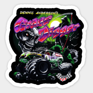 Grave Digger - Monster Truck Magnet