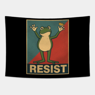 Portland-Frog Tapestry