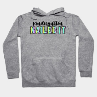 Nailed It – Colorful Nail Tech Quote for Manicure Lovers & Salon Artists Hoodie
