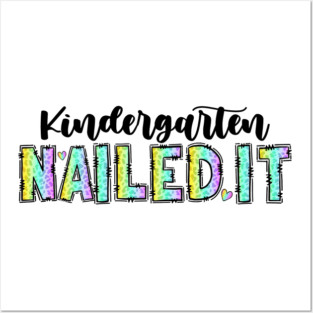 Nailed It – Colorful Nail Tech Quote for Manicure Lovers & Salon Artists Posters and Art