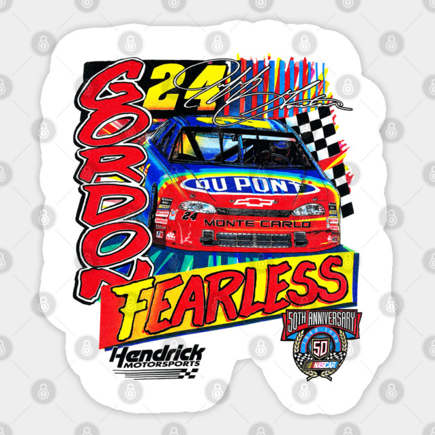 Jeff Gordon 24 - Fearless - Nascar Dupont Sticker by nicklower
