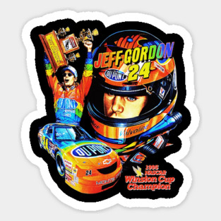 Jeff Gordon 24 - Nascar Dupont Sticker