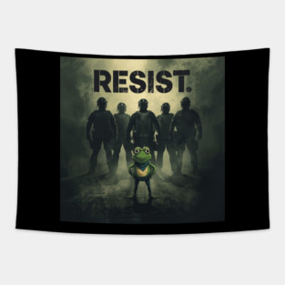 Portland-Frog Tapestry