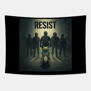 Portland-Frog Tapestry