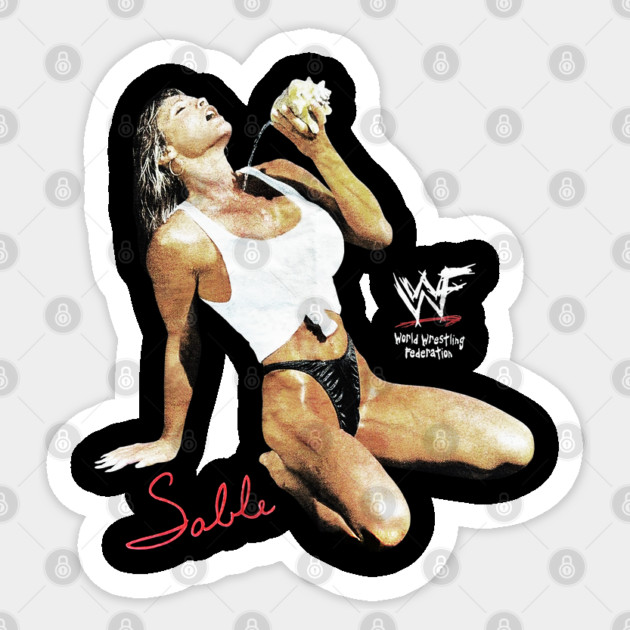 Sable - Sea Shell - WWF Wrestling Sticker by nicklower