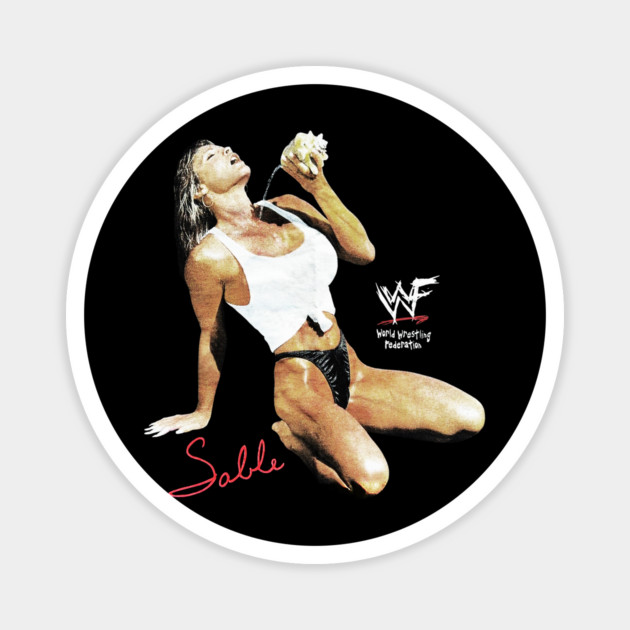 Sable - Sea Shell - WWF Wrestling Magnet by nicklower