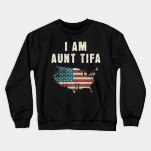 I Am Aunt Tifa Crewneck Sweatshirt