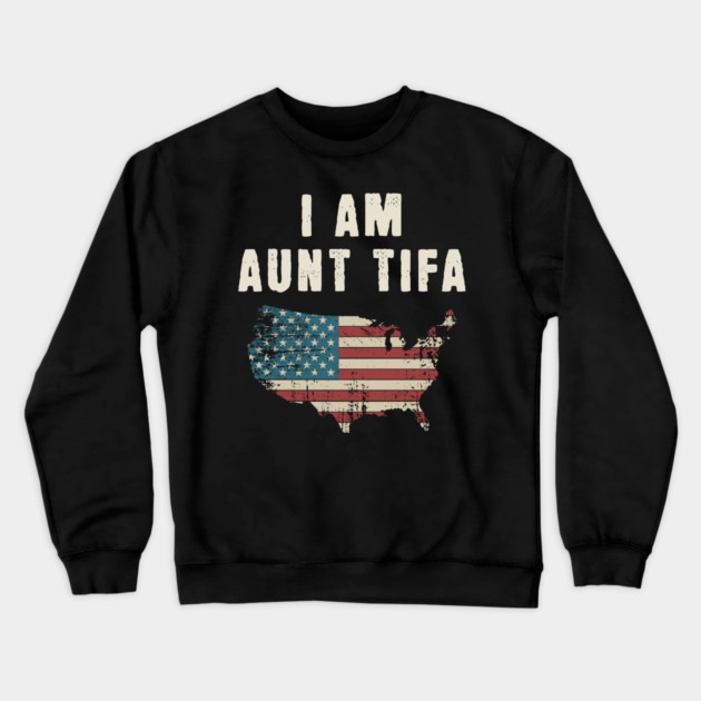 I Am Aunt Tifa Crewneck Sweatshirt by ArtistTee ⭐⭐⭐⭐⭐
