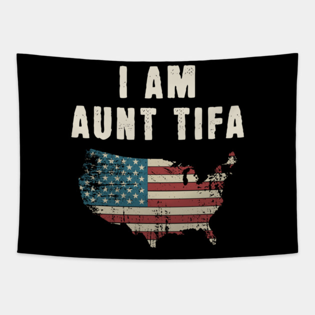 I Am Aunt Tifa Tapestry by ArtistTee ⭐⭐⭐⭐⭐