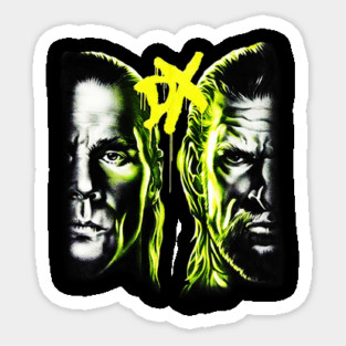 Shawn Michaels - Triple H - DX - WWF Wrestling Sticker