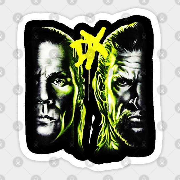 Shawn Michaels - Triple H - DX - WWF Wrestling Sticker by nicklower