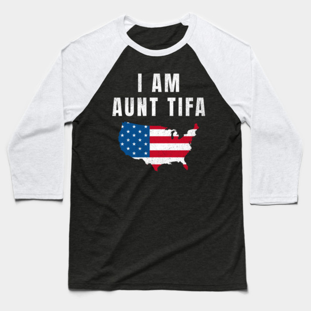 I Am Aunt Tifa, Fight Fascists, Political Awareness, Human Rights, Protest Movement, Resistance Baseball T-Shirt by ArtistTee ⭐⭐⭐⭐⭐