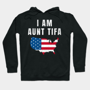 I Am Aunt Tifa, Fight Fascists, Political Awareness, Human Rights, Protest Movement, Resistance Hoodie