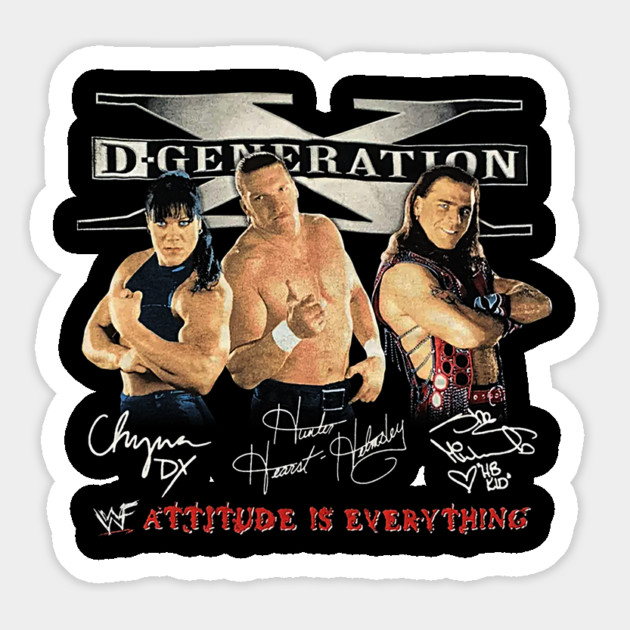 Shawn Michaels - Triple H - Chyna - DX - WWF Wrestling Magnet by nicklower