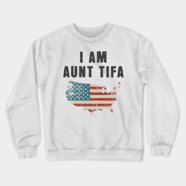 Aunt-Tifa Crewneck Sweatshirt by ArtistTee ⭐⭐⭐⭐⭐