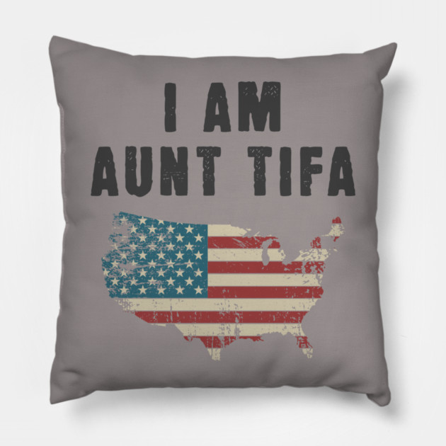 Aunt-Tifa Pillow by ArtistTee ⭐⭐⭐⭐⭐