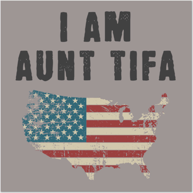 Aunt-Tifa Wall Art by ArtistTee ⭐⭐⭐⭐⭐