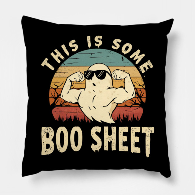 This-Is-Some-Boo-Sheet Pillow by Creatifly Graphic Tees