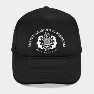 Mister Vaughn's Classroom White Logo Hat