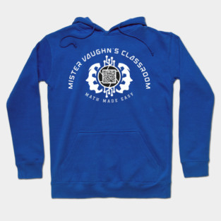 Mister Vaughn's Classroom White Logo Hoodie