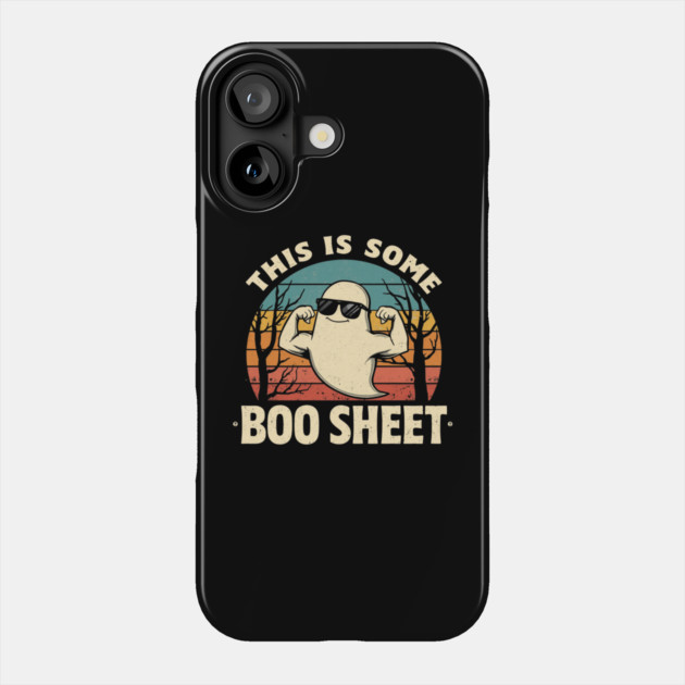 This-Is-Some-Boo-Sheet Phone Case by Creatifly Graphic Tees