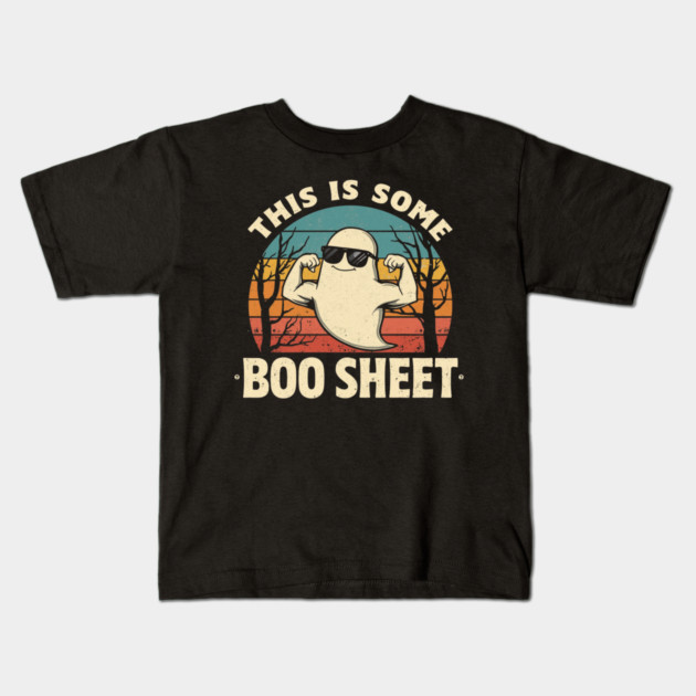 This-Is-Some-Boo-Sheet Kids T-Shirt by Creatifly Graphic Tees