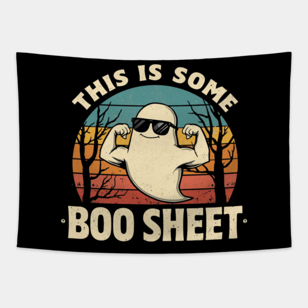 This-Is-Some-Boo-Sheet Tapestry by Creatifly Graphic Tees