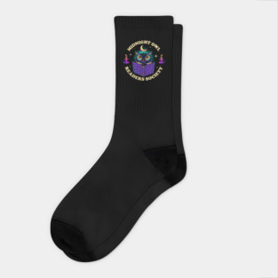 Midnight Owl Readers Society Socks