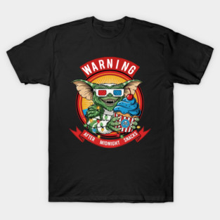 After Midnight Snack Mogwai Warning T-Shirt