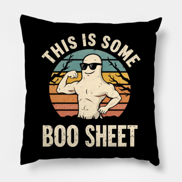 This-Is-Some-Boo-Sheet Pillow by Creatifly Graphic Tees